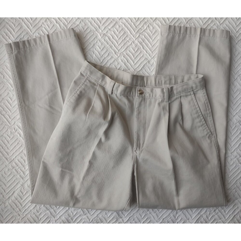 Bundle: Class Club Boys Khaki Navy Casual & Dress Pants Size 16 (h) Husky ~ EXC - Picture 7 of 10